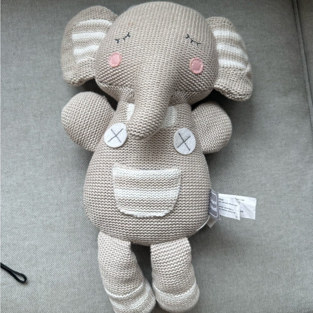 Knitted Toy The Elephant